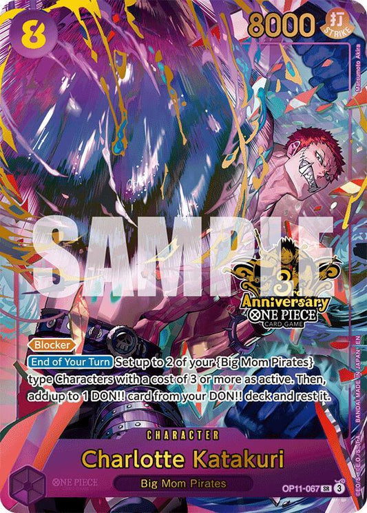 Charlotte Katakuri (Japanese Version 3rd Anniversary Set) - One Piece Promotion Cards (OP-PR)