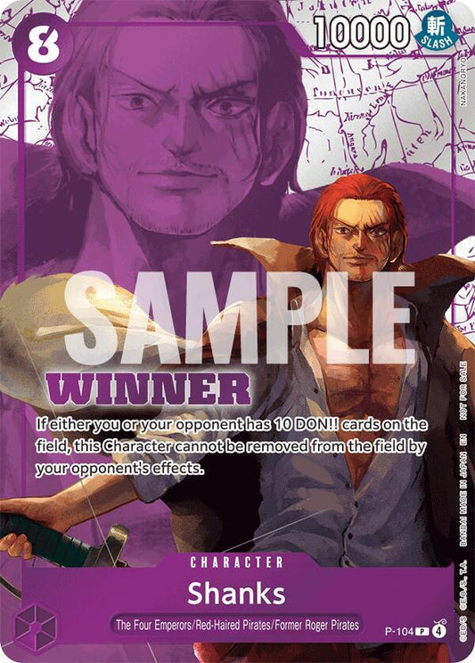 Shanks (Winner Pack 2026 Vol. 2) - One Piece Promotion Cards (OP-PR)