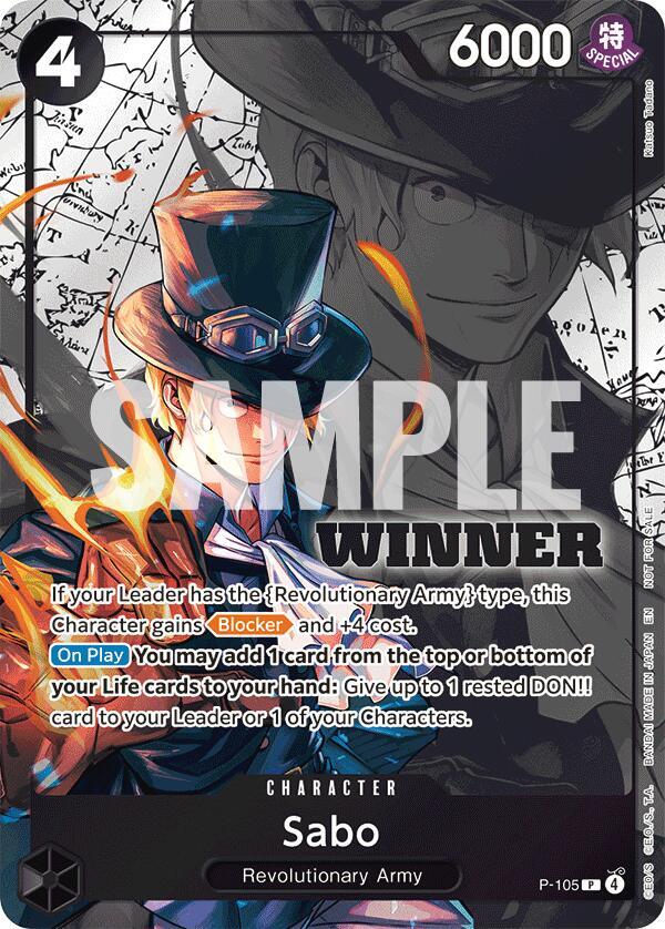 Sabo (Winner Pack 2026 Vol. 2) - One Piece Promotion Cards (OP-PR) LP