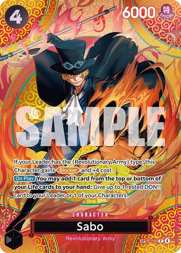 Sabo (Special Rare) - Adventure on Kami's Island (OP15-EB04)
