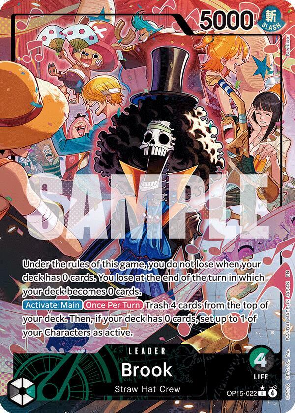 Brook (Leader) - Adventure on Kami's Island (OP15-EB04)