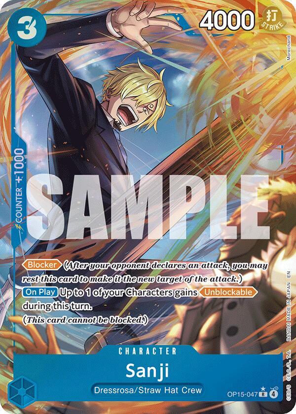 Sanji (OP15-047) (Parallel) - Adventure on Kami's Island (OP15-EB04)