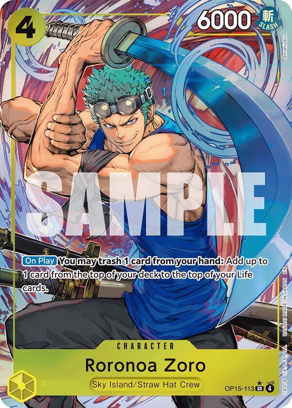Roronoa Zoro (Parallel) - Adventure on Kami's Island (OP15-EB04)