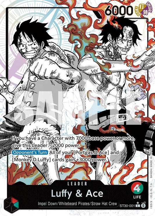 Luffy & Ace (Leader) - Starter Deck EX: Luffy & Ace (ST-30)