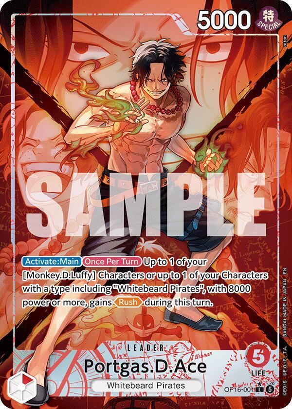 Portgas.D.Ace (Leader) - The Time of Battle (OP16)