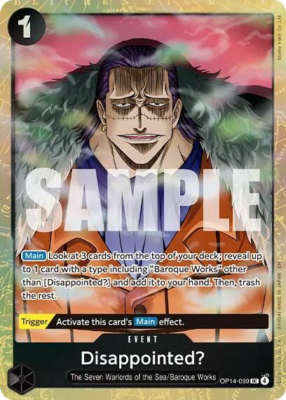Disappointed? (Premium Card Collection -Best Selection Vol. 6-) - One Piece Promotion Cards (OP-PR)