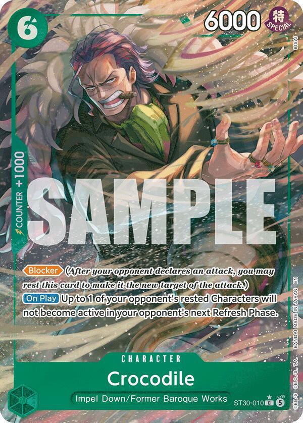 Crocodile (Full Art) - Starter Deck EX: Luffy & Ace (ST-30)