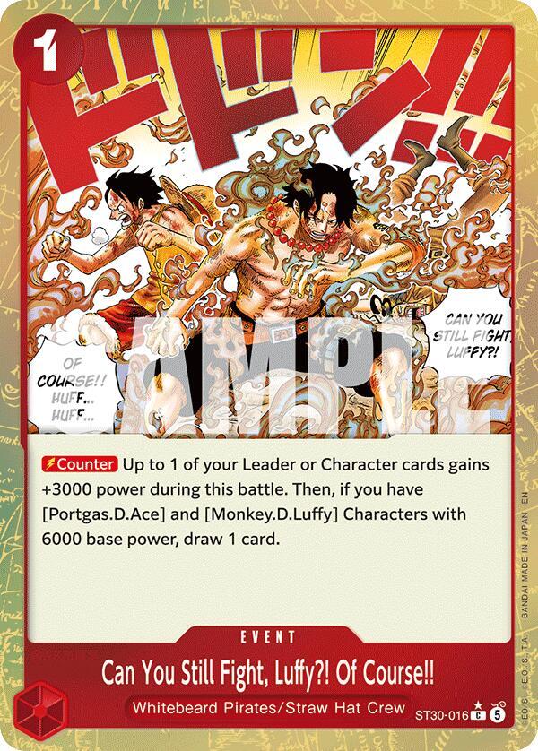 Can You Still Fight, Luffy?! Of Course!! (Parallel) - Starter Deck EX: Luffy & Ace (ST-30)