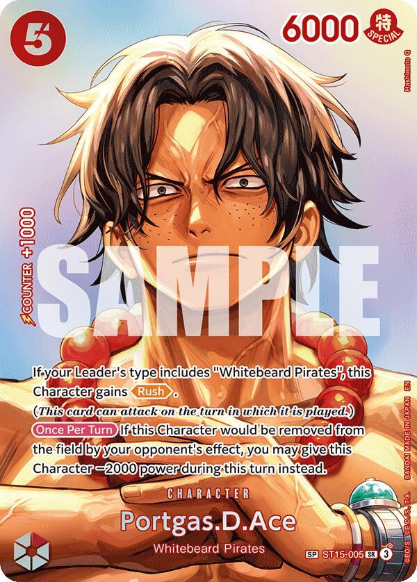 Portgas.D.Ace (Special Rare) - The Time of Battle (OP16)