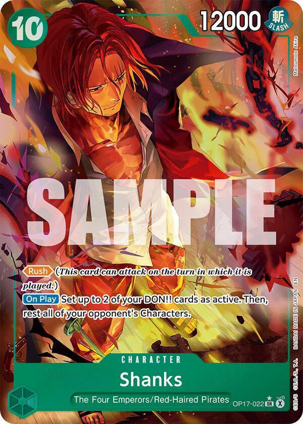 Shanks (Parallel) - The World's Strongest Warriors (OP17)