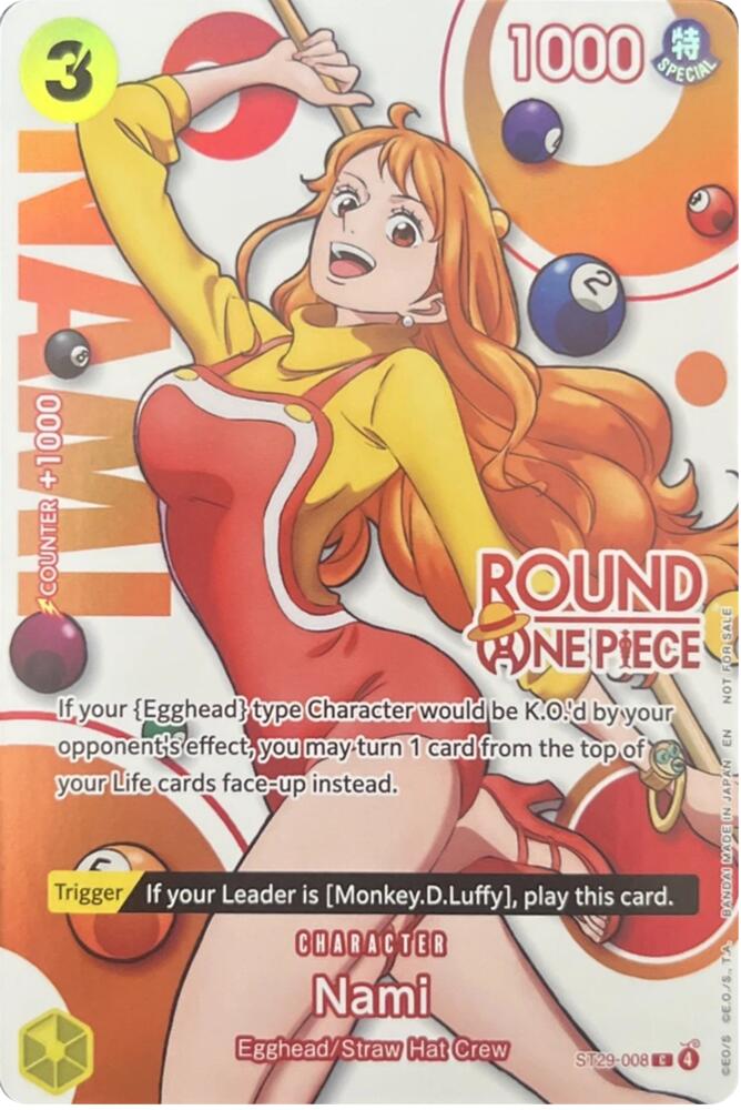 Nami (Round 1 Promo) - One Piece Promotion Cards (OP-PR)