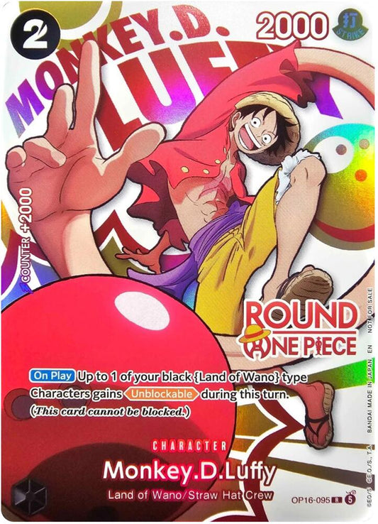 Monkey.D.Luffy (Round 1 Promo) - One Piece Promotion Cards (OP-PR)