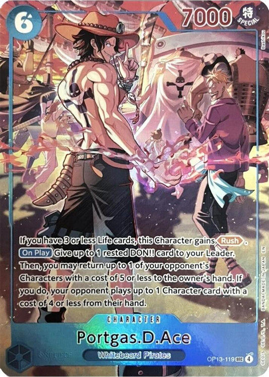 Portgas.D.Ace (119) (English Version 3rd Anniversary Set) - One Piece Promotion Cards (OP-PR)