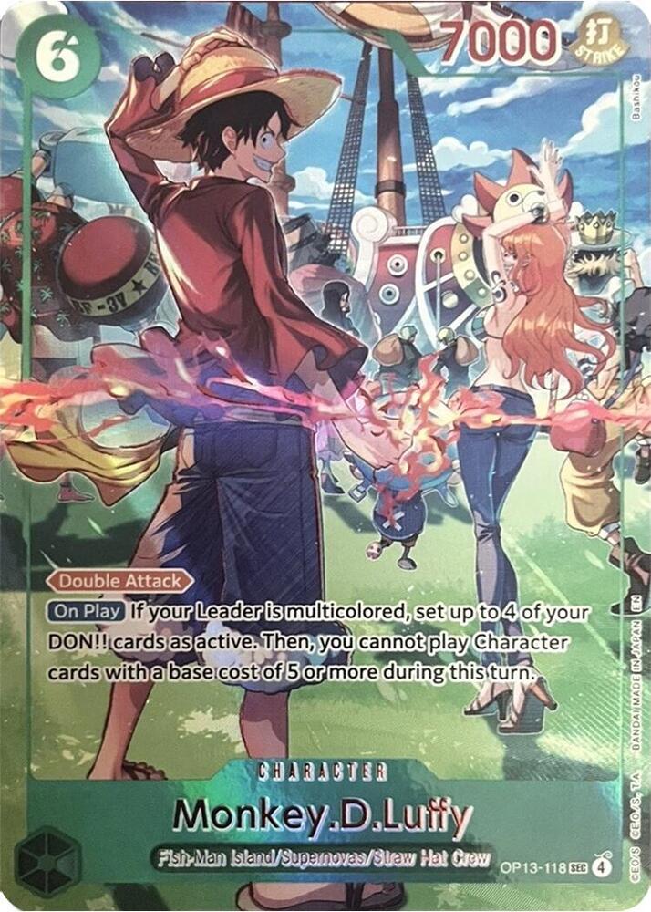 Monkey.D.Luffy (118) (English Version 3rd Anniversary Set) - One Piece Promotion Cards (OP-PR)