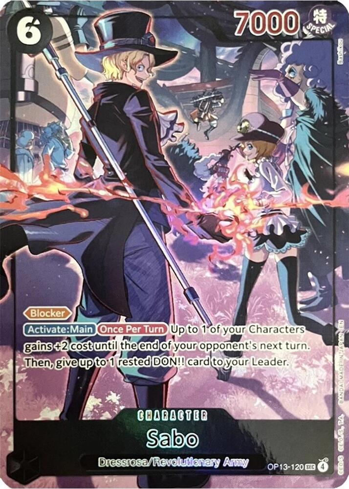 Sabo (120) (English Version 3rd Anniversary Set) - One Piece Promotion Cards (OP-PR)