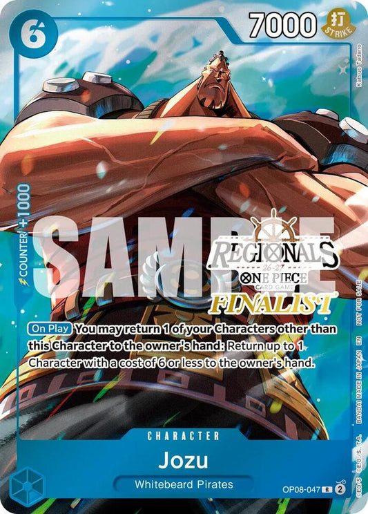 Jozu (Regionals Finalist Card Set 26-27 Vol.2) - One Piece Promotion Cards (OP-PR)