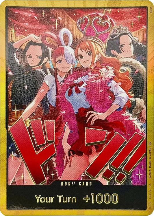 DON!! Card (Heroines Special Set) (Gold) - Extra Booster: One Piece Heroines Edition (EB03)