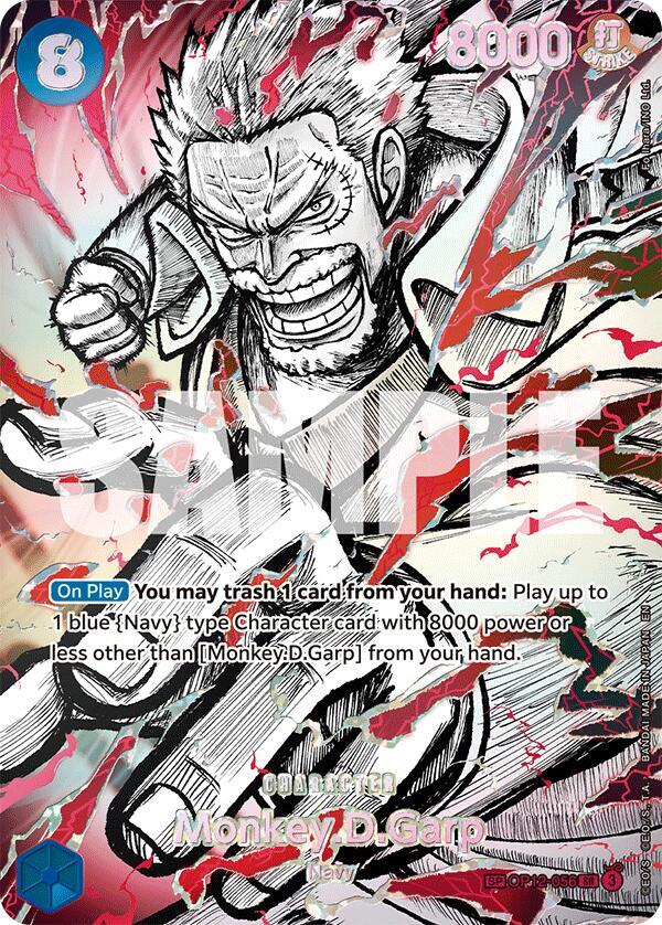 Monkey.D.Garp (OP12-056) (SP) - The World's Strongest Warriors (OP17)