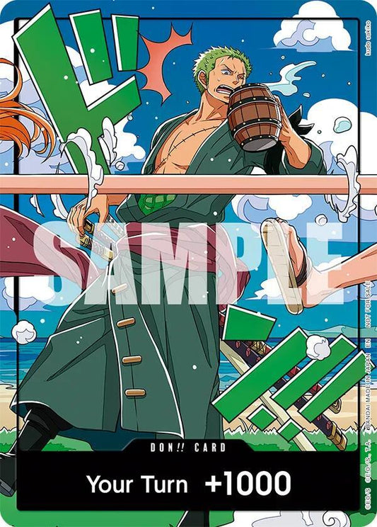 DON!! Card (World United) (Zoro) - One Piece Promotion Cards (OP-PR)