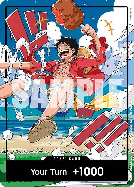 DON!! Card (World United) (Luffy) - One Piece Promotion Cards (OP-PR)