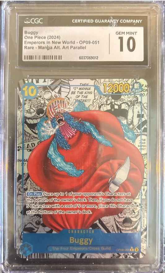 Buggy (Manga) - Emperors in the New World (OP09) CGC GEM MINT 10
