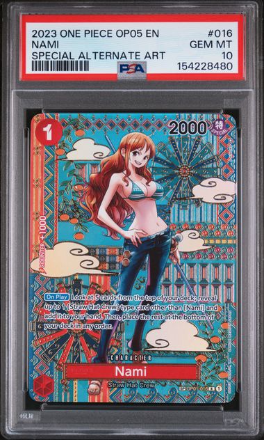 2023 ONE PIECE OP05-AWAKENING OF THE NEW ERA #016 NAMI SPECIAL ALTERNATE ART