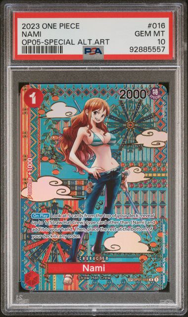 2023 ONE PIECE OP05-AWAKENING OF THE NEW ERA #016 NAMI SPECIAL ALTERNATE ART