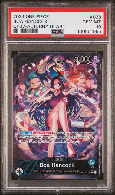 2024 ONE PIECE OP07-500 YEARS IN THE FUTURE #038 BOA HANCOCK ALTERNATE ART