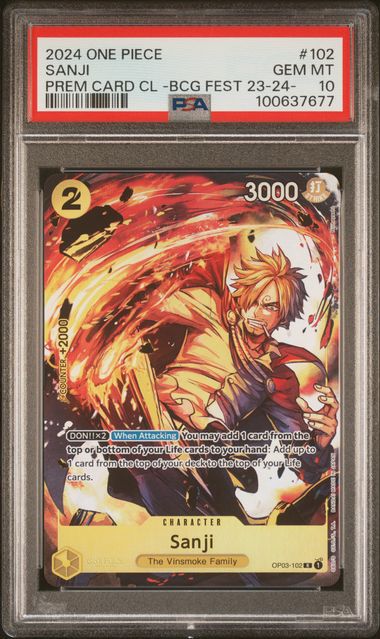 2024 ONE PIECE PREMIUM CARD COLLECTION -BANDAI CARD GAMES FEST 23-24 EDITION- #102 SANJI
