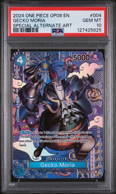 2024 ONE PIECE OP08-TWO LEGENDS #004 GECKO MORIA SPECIAL ALTERNATE ART