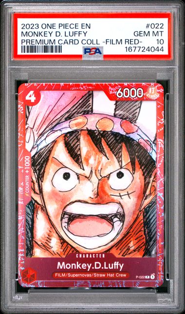 2023 ONE PIECE PREMIUM CARD COLLECTION -ONE PIECE FILM RED- #022 MONKEY D. LUFFY