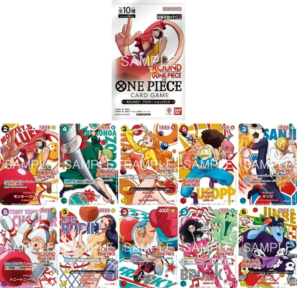*PRE-ORDER* One Piece x Round1 Promo Pack Japanese