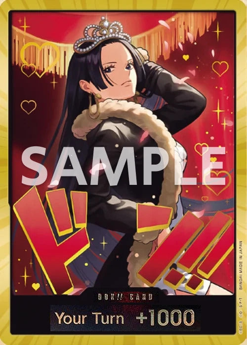 DON!! Card (Boa Hancock) (Gold) - Extra Booster: One Piece Heroines Edition (EB-03)