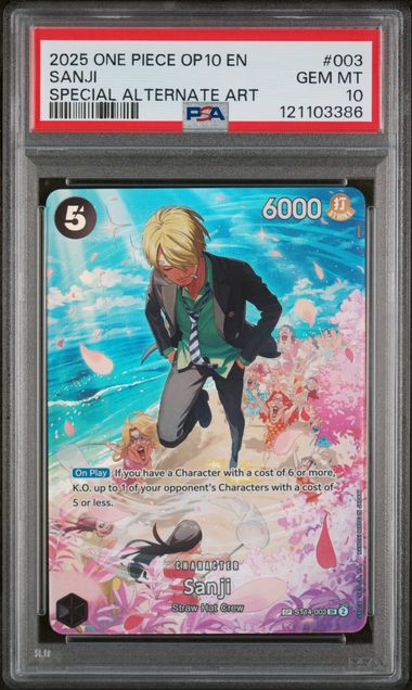 2025 ONE PIECE OP10-ROYAL BLOOD #003 SANJI SPECIAL ALTERNATE ART